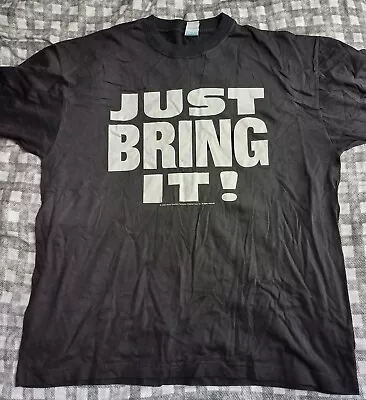 Buy Wwe Vintage The Rock 'Just Bring It!' Original 2000 T.shirt. Mens XL • 35£