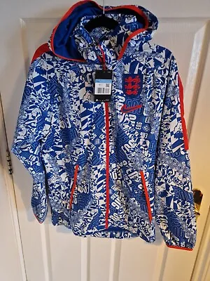 Buy England Nike Hooded Jacket Medium New With Tags • 39.99£