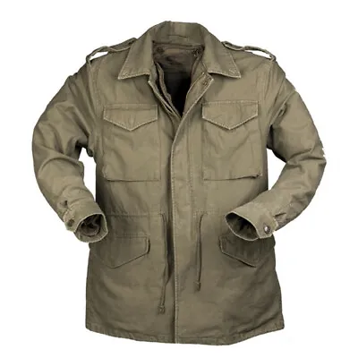 Buy Mil-Tec US Army Washed Olive Drab M51 Winter Parka Jacket With Original Liner  • 99.99£