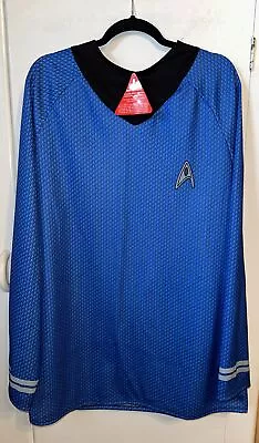 Buy Star Trek The Original Series TOS Top Rubies Spock Size XL Brand New Blue • 29.95£