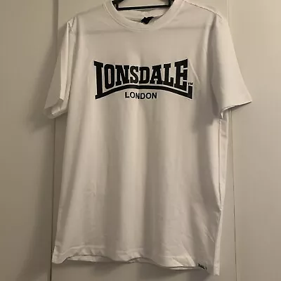 Buy Lonsdale Old School Logo Tee The Jam Gents Regular Fit Shirt T Mod Weller • 6.99£