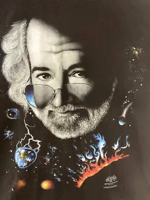 Buy Vintage Jerry Garcia 1995 Grateful Dead T Shirt Space Galaxy Heaven Large Black • 236.25£
