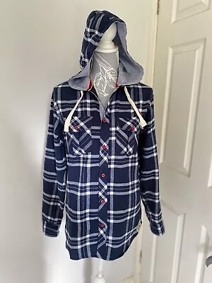 Buy Vintage Lee Cooper Check Button Down Shirt Hoodie Size Small • 18£