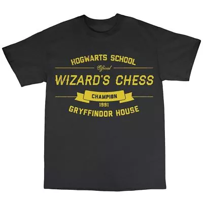Buy Wizard's Chess T-Shirt Premium Cotton Gryffindor House • 14.97£