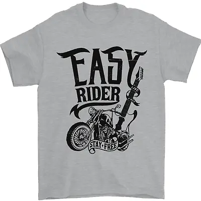 Buy Easy Rider Motorcycle Motorbike Biker Mens T-Shirt 100% Cotton • 10.48£