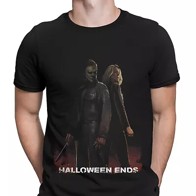 Buy Halloween Ends T-Shirt Movie Poster Creepy Horror Spooky Mens T Shirts Top #HD1 • 3.99£