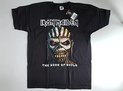 Buy Official Iron Maiden T Shirt The Book Of Souls Black Classic Rock Metal Band Tee • 14.99£