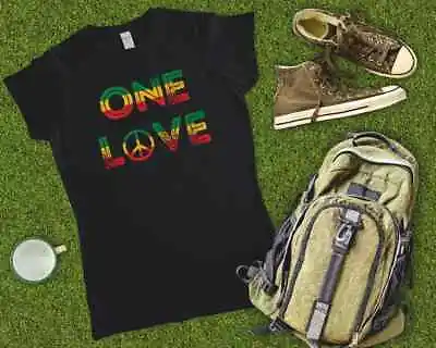 Buy One Love Ladies Fitted T Shirt Sizes Small-2XL • 12.49£