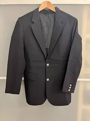 Buy BURBERRY Navy Blazer Jacket Slim Fit Small RRP £1250 Summer Unlined Tailored • 20£