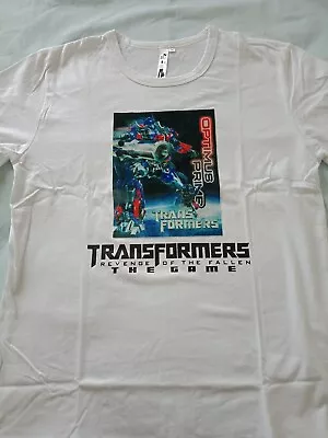 Buy New Transformers Optimus Prime T Shirt White Medium • 2.95£