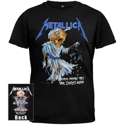 Buy Official Licensed - Metallica - Doris T Shirt Metal Their Money Tips Thrash • 19.99£