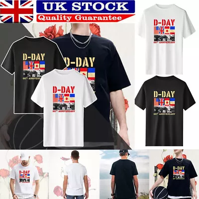 Buy D-Day Tshirt, Remembrance Day T Shirt, UK Flag Tshirt, Veterans T-Shirt, Gift • 11.59£