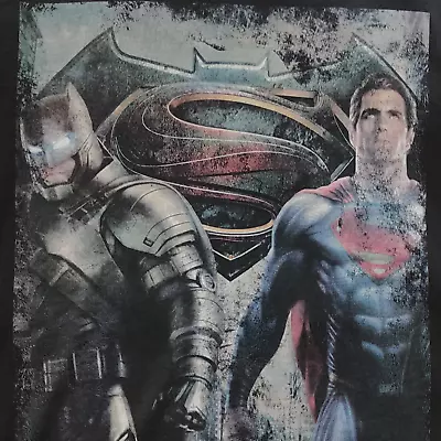 Buy Batman V Superman Dawn Of Justice Charcoal Medium T-Shirt 38-40  Slight Flaws • 9.99£