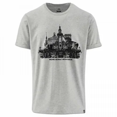 Buy ✅New Ladies BVB - T-Shirt Borussia Dortmund ✅Grey Skyline Tee Size Large✅ • 8.99£