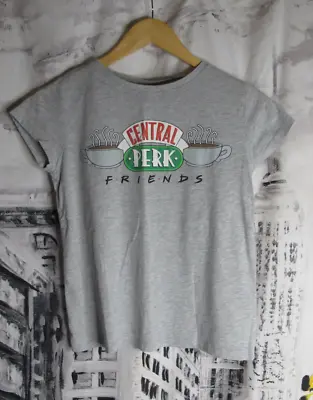 Buy Friends Grey T-shirt, Central Perk Logo. Excellent Condition. Size 8 • 4.99£