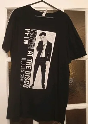Buy Panic At The Disco PFTW Tour 2019 Adult T Shirt Large • 8.48£