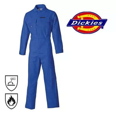 Buy Dickies Proban Coverall Overall Flame Retardant Boiler Suit Royal Blue 48  XL • 27.95£