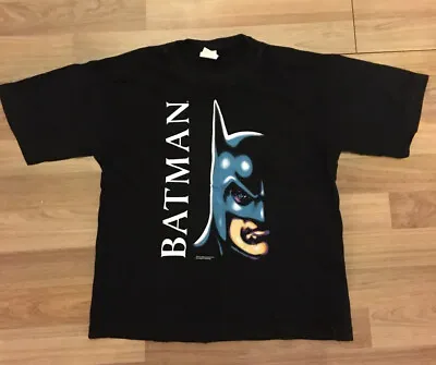 Buy Official Batman 1992 DC Comics Graphic Retro Black T-shirt - Age 9-10 • 11£