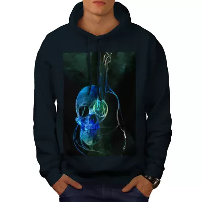 Buy Wellcoda Guitar Music Art Mens Hoodie, Festival Casual Hooded Sweatshirt • 25.99£