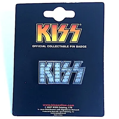 Buy KISS Stud Logo : Metal Die-cut Butterfly PIN BADGE Official Licensed Merch • 5.20£