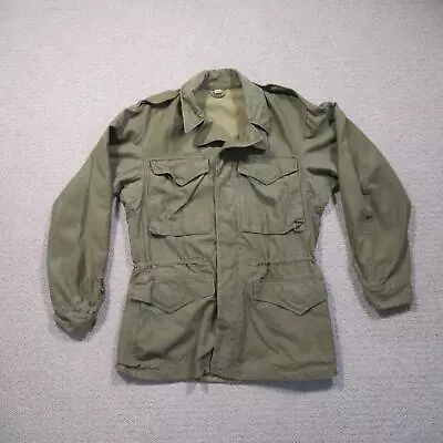 Buy US Army M1943 Field Jacket Medium Olive WWII Era M43 Military Issue 3705 • 99.97£