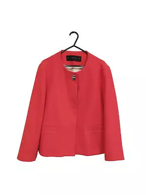 Buy Zara Basic Red Jacket For Ladies - Size Large • 15£