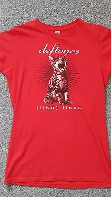 Buy Deftones Like Linus Cat T-Shirt Ladies Size Small • 15£