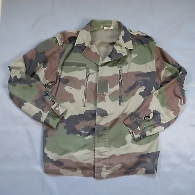 Buy Fecsa Military Woodland Camouflage Shirt Army Jacket Mens Size Medium Madrid 97 • 27.99£
