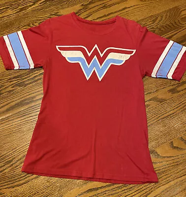 Buy Vintage Wonder Woman T-Shirt Red Adult Small DC Comics • 4.53£