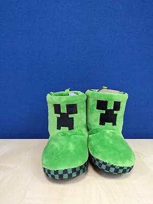 Buy Minecraft Toddler Boot Boys Indoor House Shoe Creeper House Slipper Novelty Gift • 9.96£