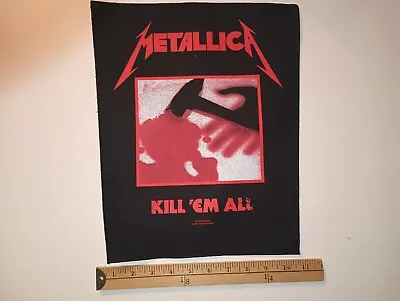 Buy ( Metallica Huge Back Jean Jacket Rock N Roll Music Patch Crest ) • 44.93£