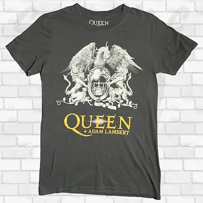 Buy Queen + Adam Lambert Rock N Roll Tour Mens T-Shirt S Vintage Graphic Print Y2K • 14.87£