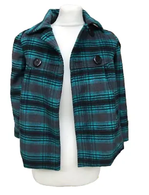 Buy M&Co Green Black Warm Winter Jacket Top Age 8 - 9 Years 134 Cm • 3.92£