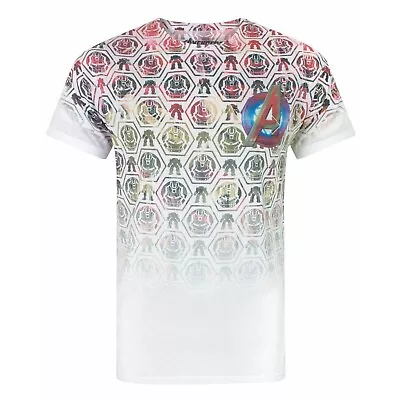 Buy Avengers Age Of Ultron Mens Icons Sublimation T-Shirt NS8024 • 19.79£