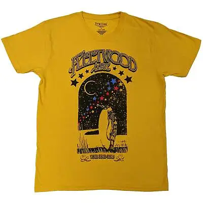 Buy Fleetwood Mac - Unisex T- Shirt -  Tour 2018 - 2019 Penguin - Yellow  Cotton • 17.99£
