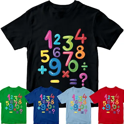 Buy Number Day T-Shirts National Maths Day School Boys Girl Top #ND #03 • 7.59£