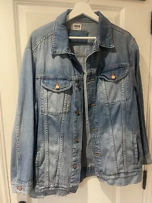 Buy ASOS Denim Oversized Jean Jacket Size 12 • 12£