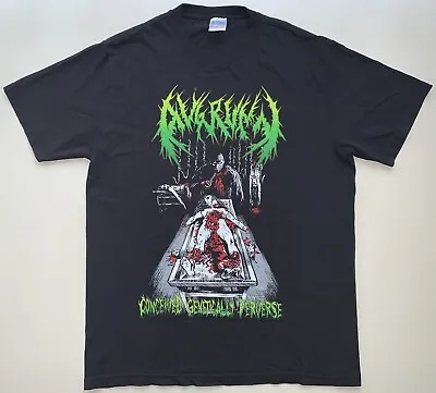 Buy AVGRUNN  CONCEIVED  T-Shirt Disgorge Devourment Metal Gr.L *SEHR GUTER ZUSTAND* • 20.54£