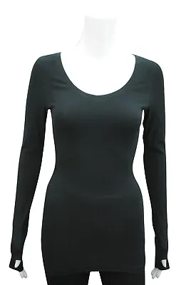 Buy P.C Womens V Neck T-Shirt Top Long Sleeve Thumb Hole Plus Size 8 To 24 Brand New • 6.99£