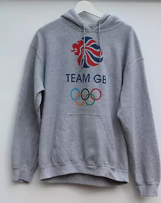 Buy TEAM GB Hoodie Grey Pullover London 2012 Olympics Mens Medium M • 14.95£