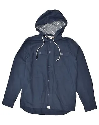 Buy VANS Womens Windbreaker Jacket UK 14 Medium Navy Blue Cotton QP05 • 20.42£