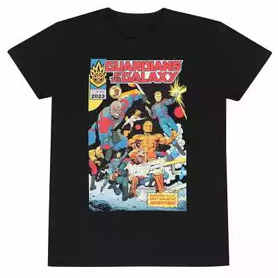 Buy Marvel Guardians Of The Galaxy 3 Comic Cover Official Merch T-Shirt • 18.02£