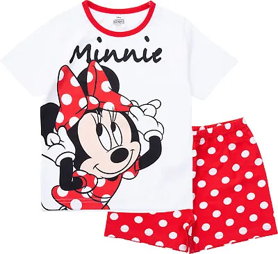 Buy Disney Minnie Mouse Girl Pyjamas, Short Summer Pyjamas Pjs, Official Merchandise • 8.99£