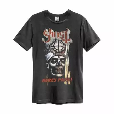 Buy Amplified Unisex Adult Here�'s Papa Ghost T-Shirt GD1349 • 31.59£