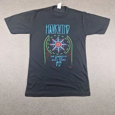 Buy Hawkwind Shirt Mens Small Black The Chronicle Of The Black Sword Tour Rock Vtg • 64£