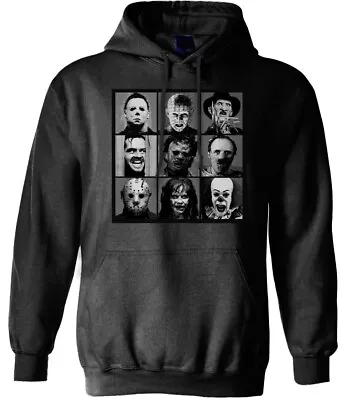 Buy Horror Hoodie Cartoon Film Movie Funny Novelty For Friday 13th PENNYWISE FANS • 14.99£