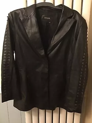 Buy Retro Vintage Jean Paul Freiheit 11 Genuine Black Leather Jacket Size 40 • 20£