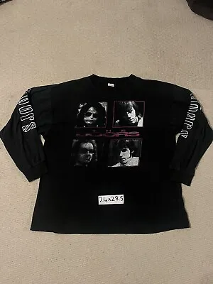 Buy Vintage 90s 1995  The Doors Band Longsleeve T Shirt Mens XL Black  Faded • 95£