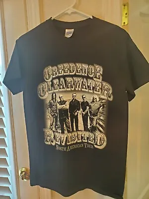 Buy Creedence Clearwater Revisited North American Tour Black Concert T-Shirt Sz S • 12.36£