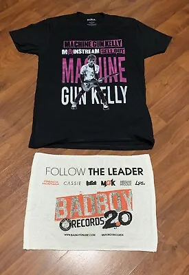 Buy MGK Machine Gun Kelly Mainstream Sellout Med Shirt & Rare Diddy Bad Boy Towel • 19.29£